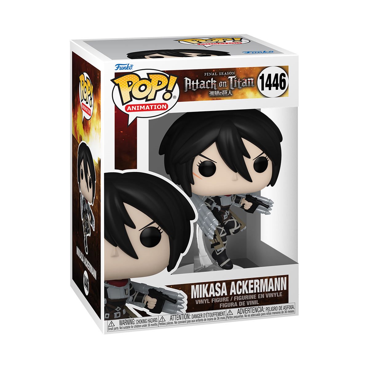 (PRE-ORDER) Funko POP! Animation: Attack on Titan S4 - Mikasa Ackerman #1446