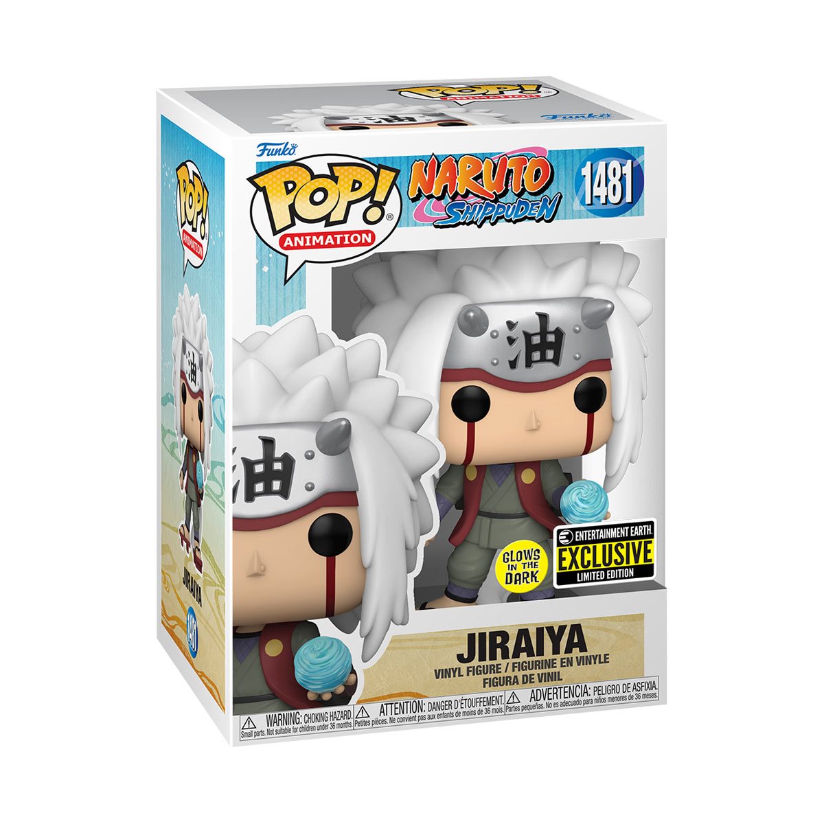 (PRE-ORDER) Funko POP! Animation: Naruto - Jiraiya GITD (Entertainment Earth) #1481