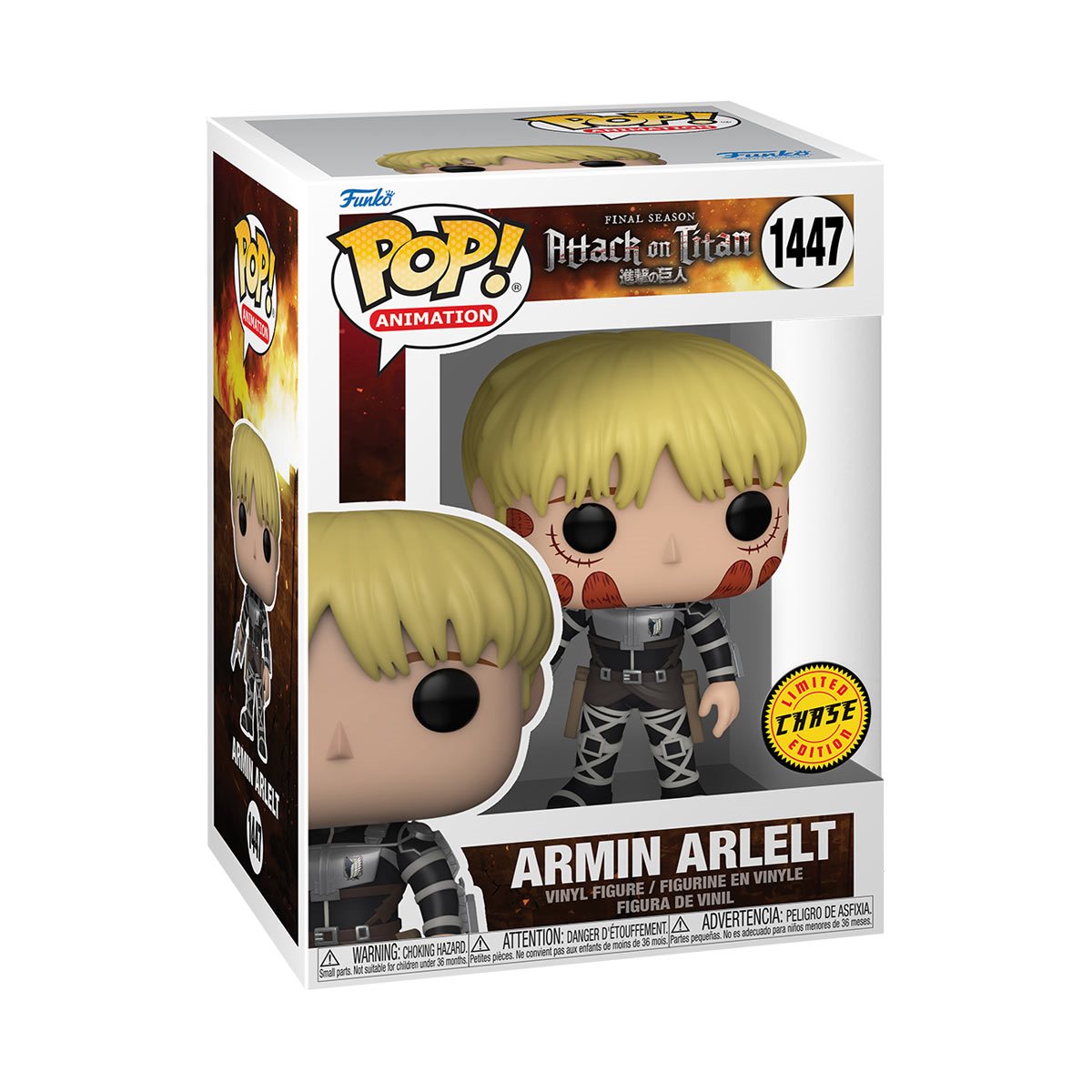 (PRE-ORDER) Funko POP! Animation: Attack on Titan S4 - Armin Arlelt (CHASE) #1447