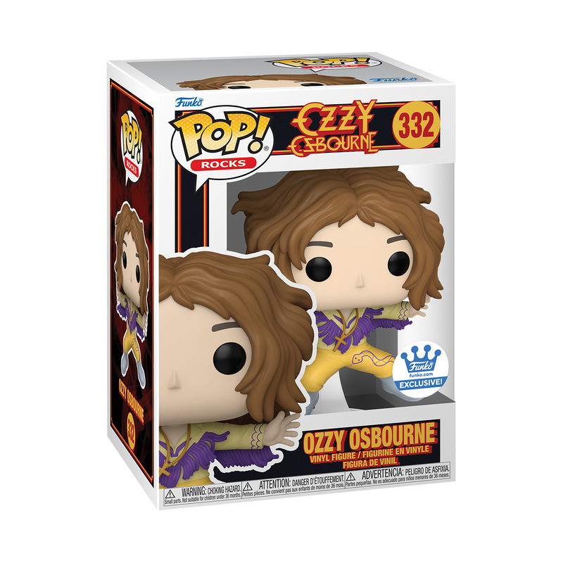 (PRE-ORDER) Funko POP! Rocks: Ozzy Osbourne in Purple Fringe Outfit (Funko Shop) #332
