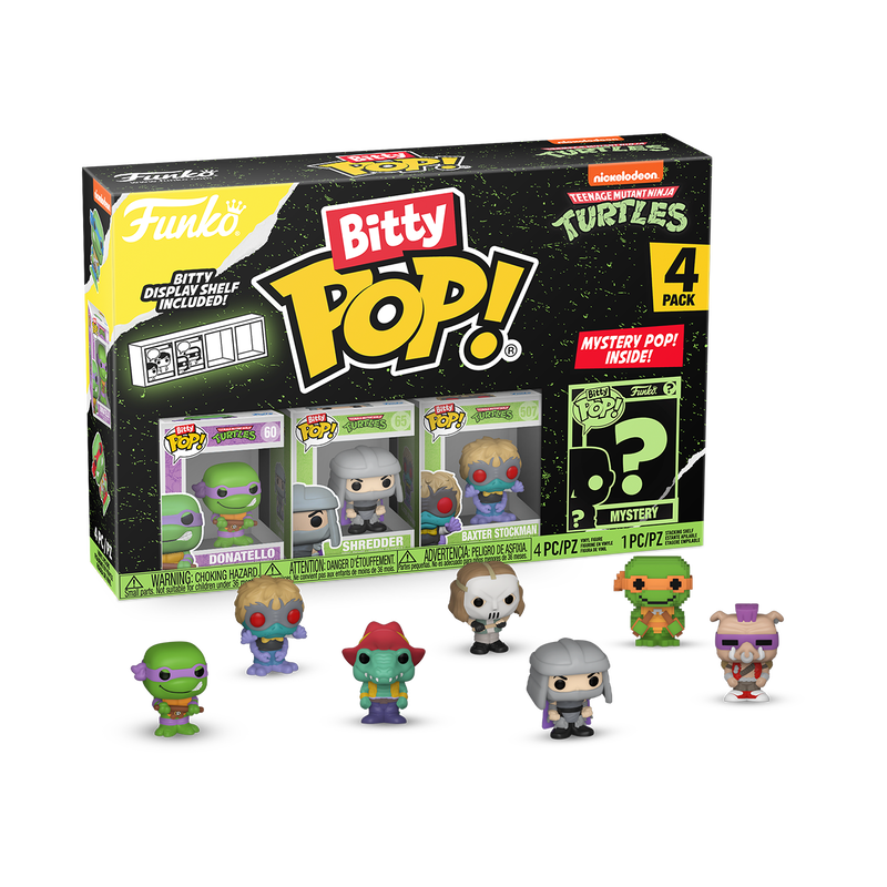 (PRE-ORDER) Bitty POP! TMNT - Donatello 4-Pack