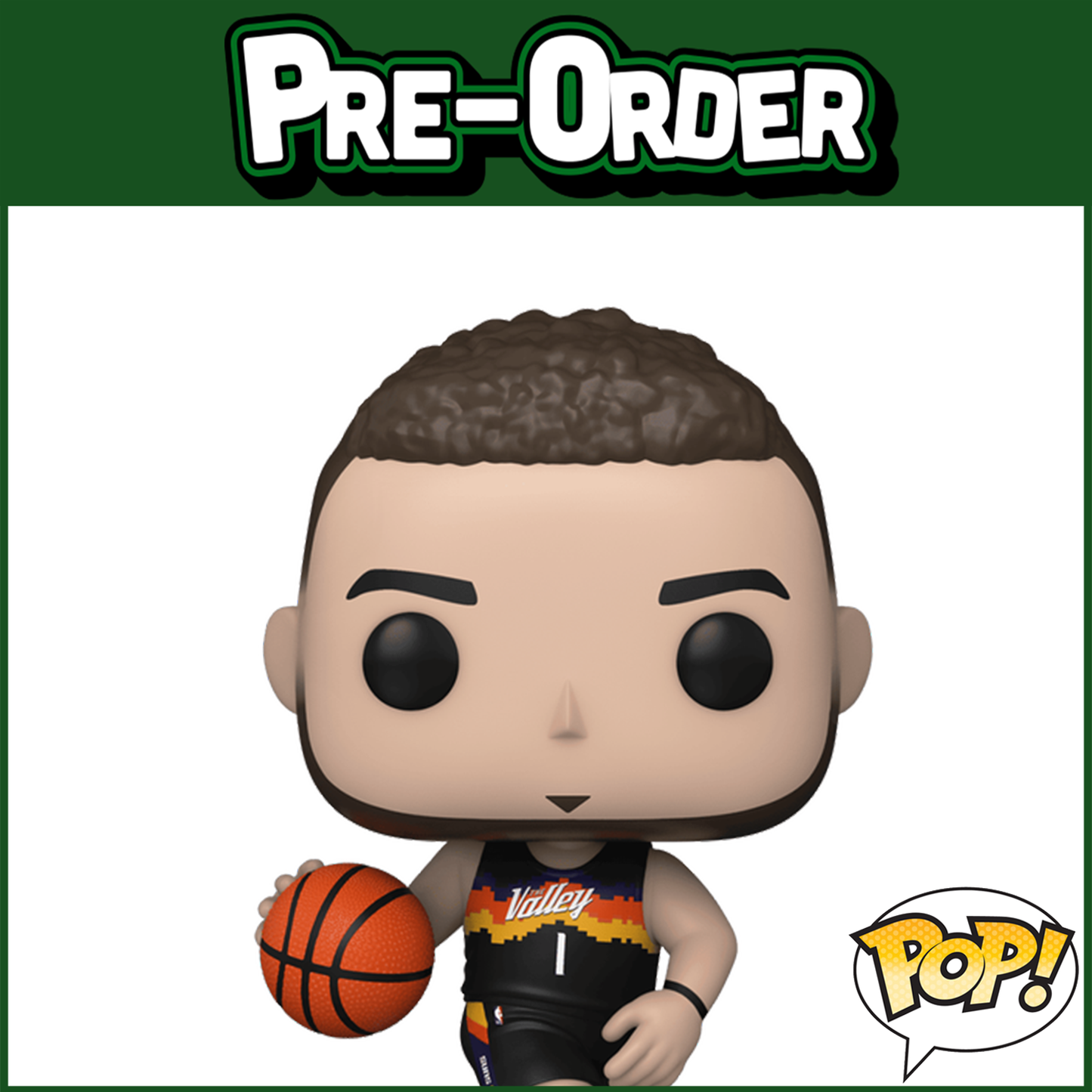 (RE-ORDER) Funko POP! Basketball: NBA Phoenix Suns - Devin Booker City Edition 2021 #148