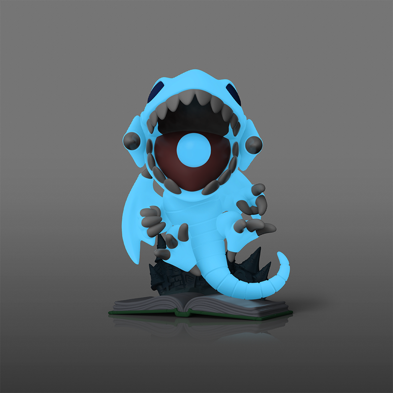 (PRE-ORDER) Funko POP! Animation: Yu-Gi-Oh! - Blue-Eyes Toon Dragon GITD (Hot Topic) #1478