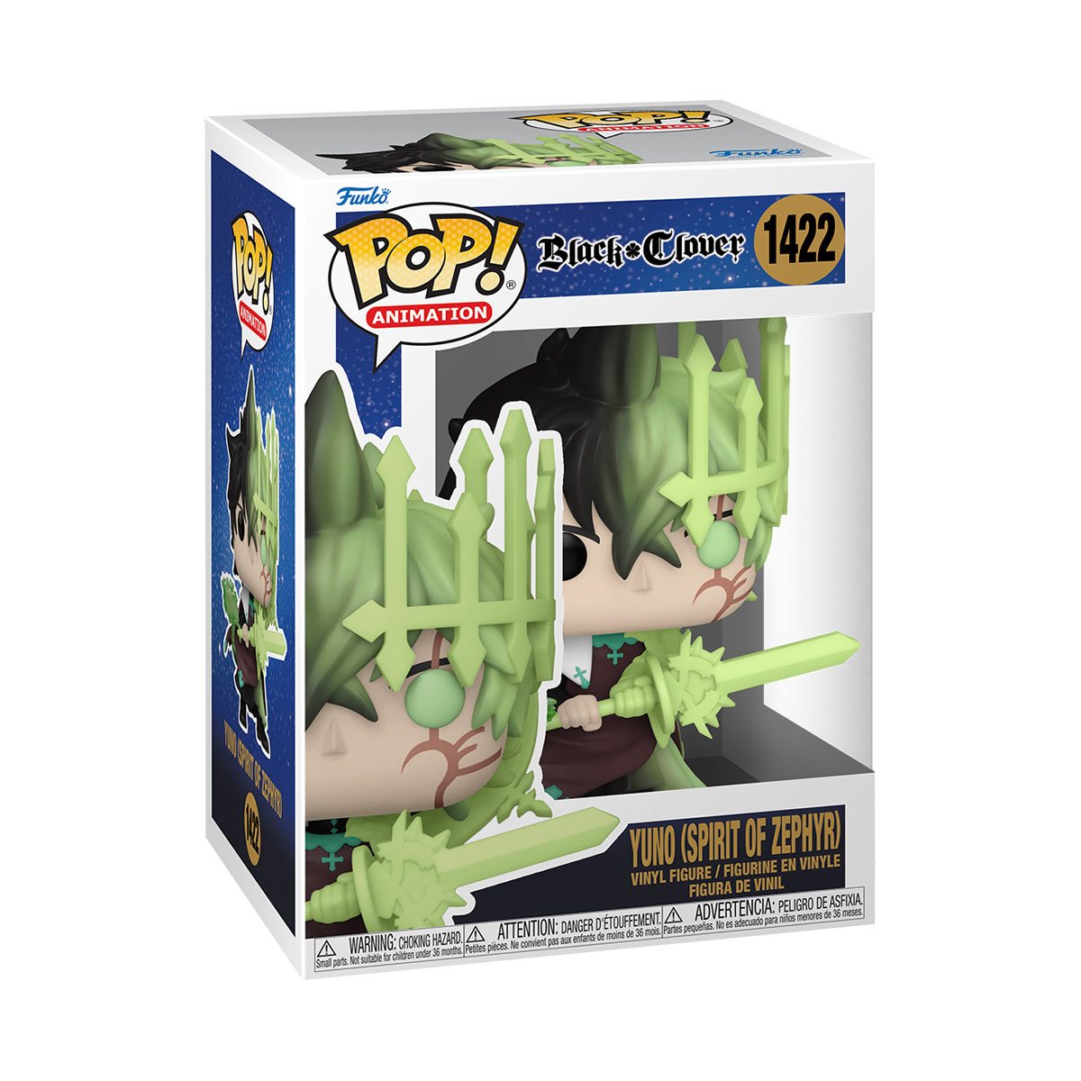 (PRE-ORDER) Funko POP! Animation: Black Clover - Yuno (Spirit Of Zephyr) #1422