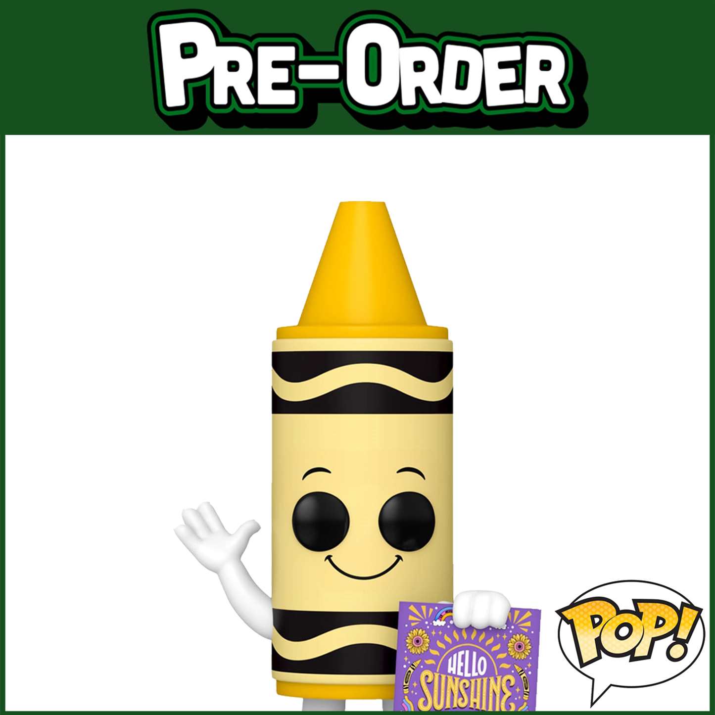 (PRE-ORDER) Funko POP! Crayola - Colors of Kindness - Hello Sunshine Yellow #214