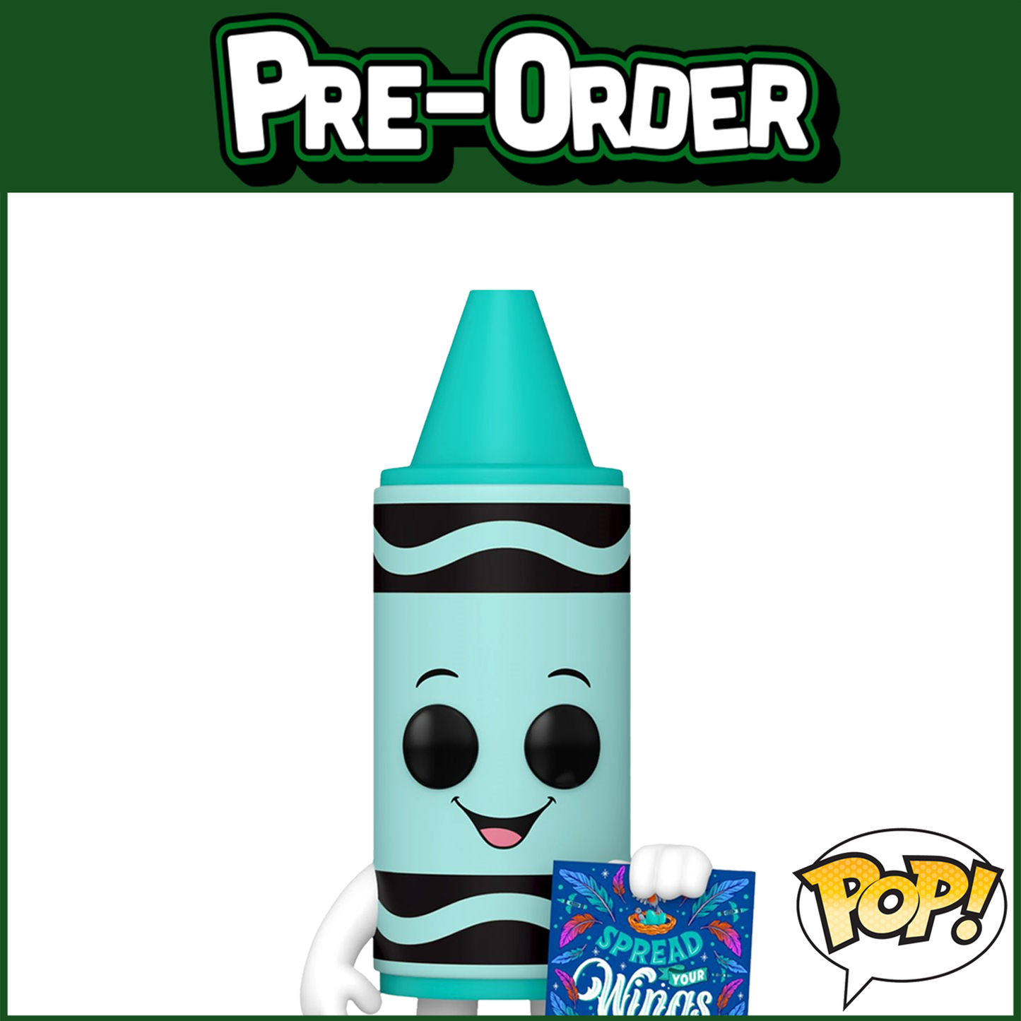 (PRE-ORDER) Funko POP! Crayola - Colors of Kindness - Spread Your Wings Teal #215
