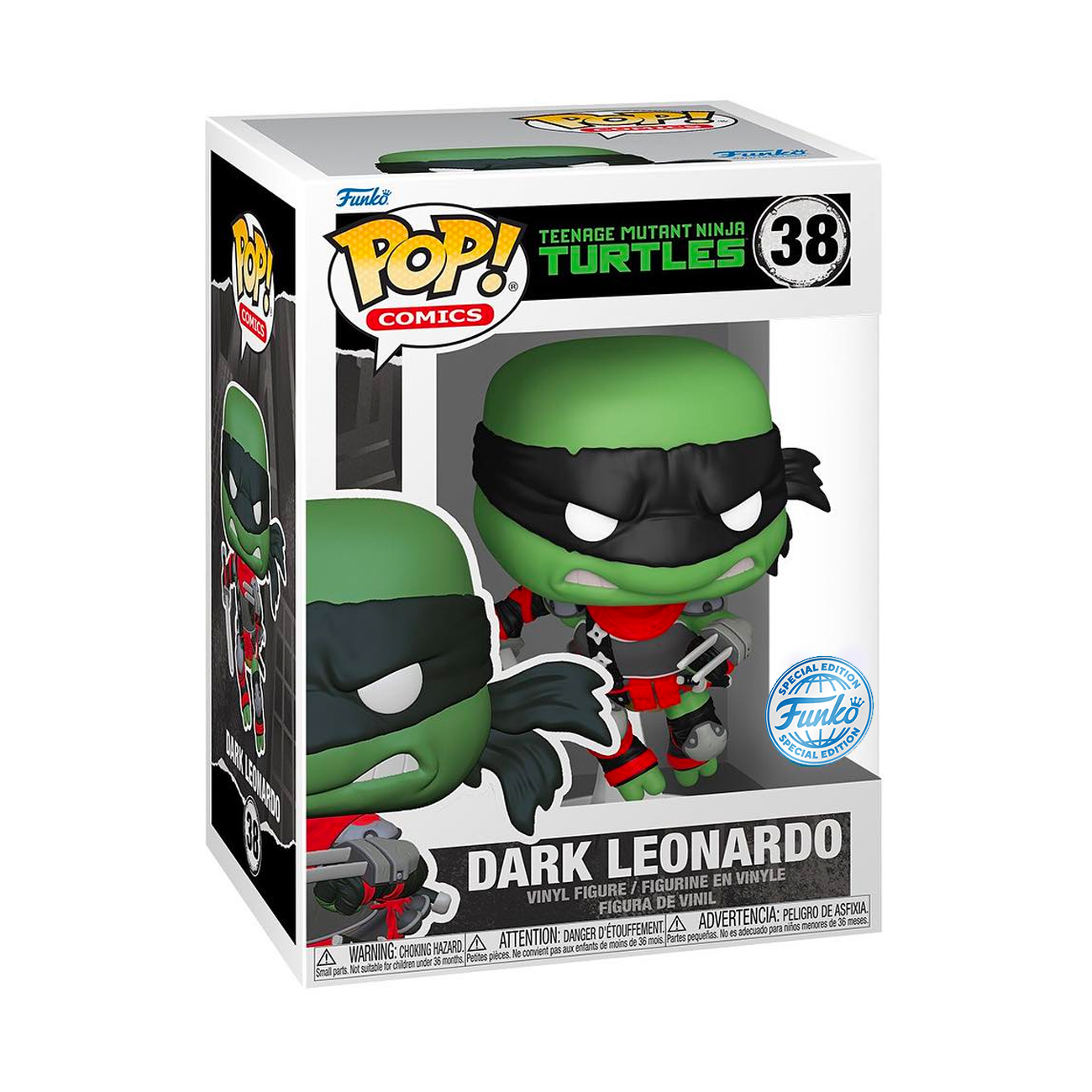 (PRE-ORDER) Funko POP! Comics: TMNT - Dark Leonardo (FSE) #38