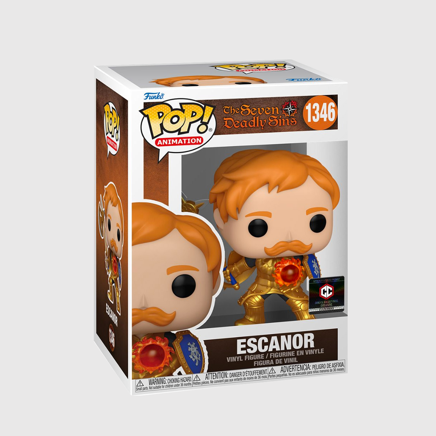(PRE-ORDER) Funko POP! Animation: Seven Deadly Sins - Escanor (Chalice Collectibles) #1346