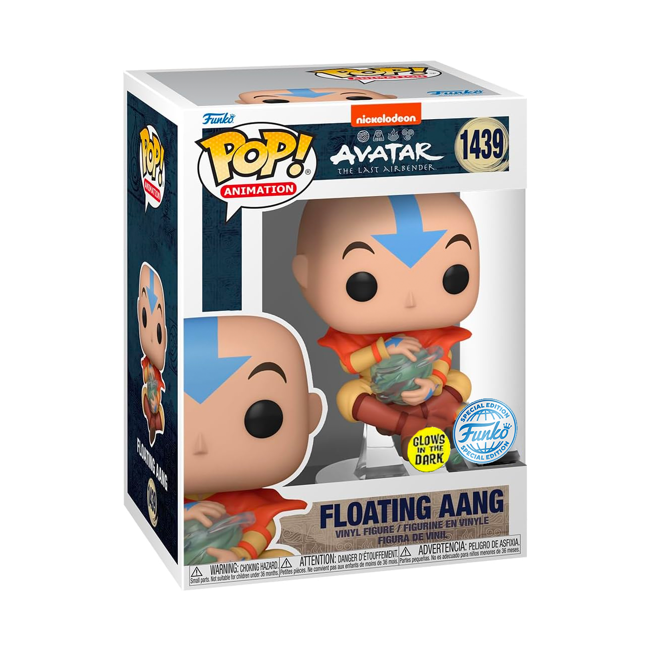 (PRE-ORDER) Funko POP! Animation: Avatar The Last Airbender - Floating Aang GITD (FSE) #1439