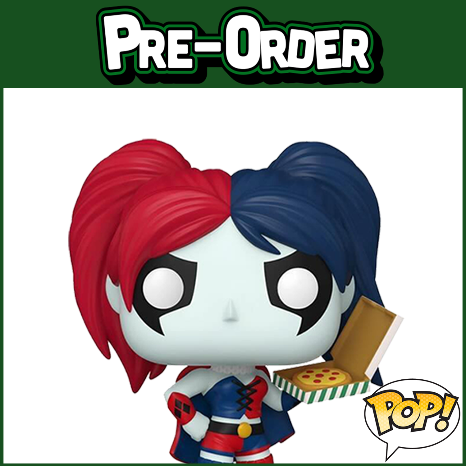 Harley Quinn W/ Pizza #452 Funko Pop! Harley Quinn - PREORDER