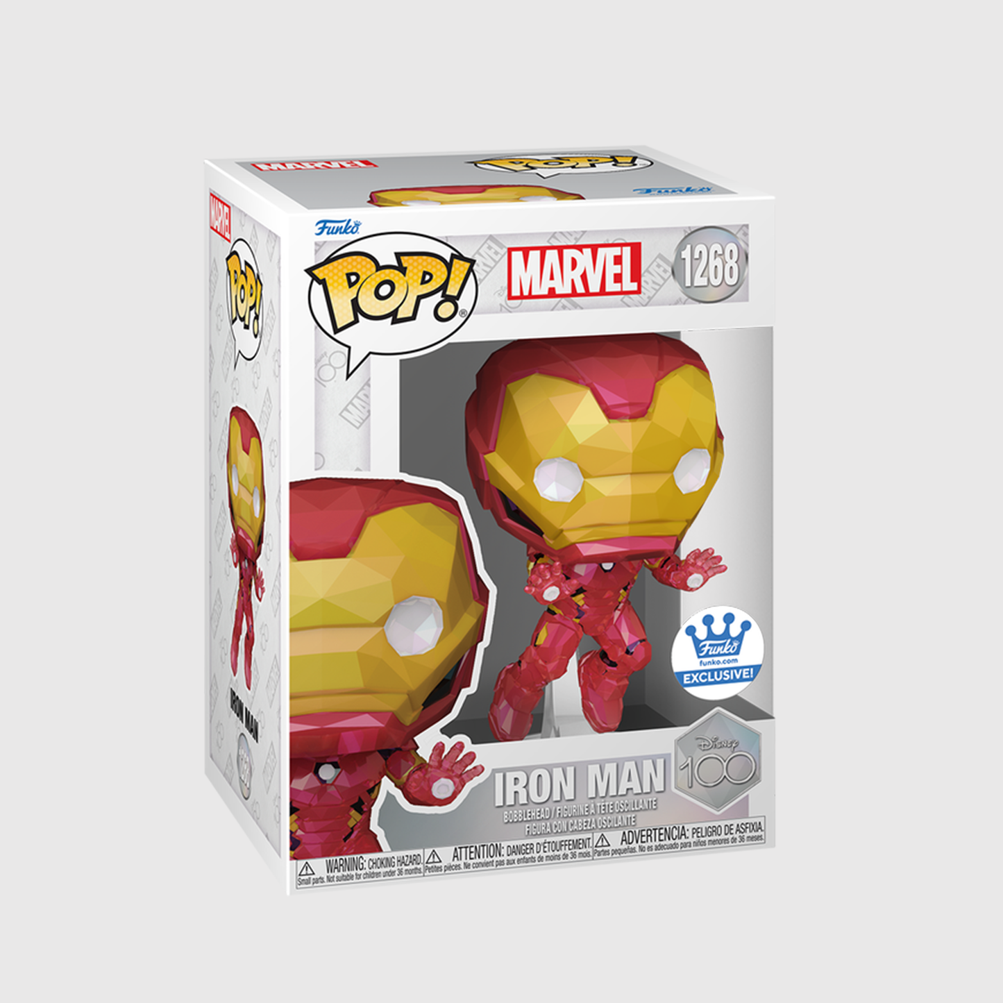 (PRE-ORDER) Funko POP! Marvel: Iron Man Facet (Funko Shop) #1268