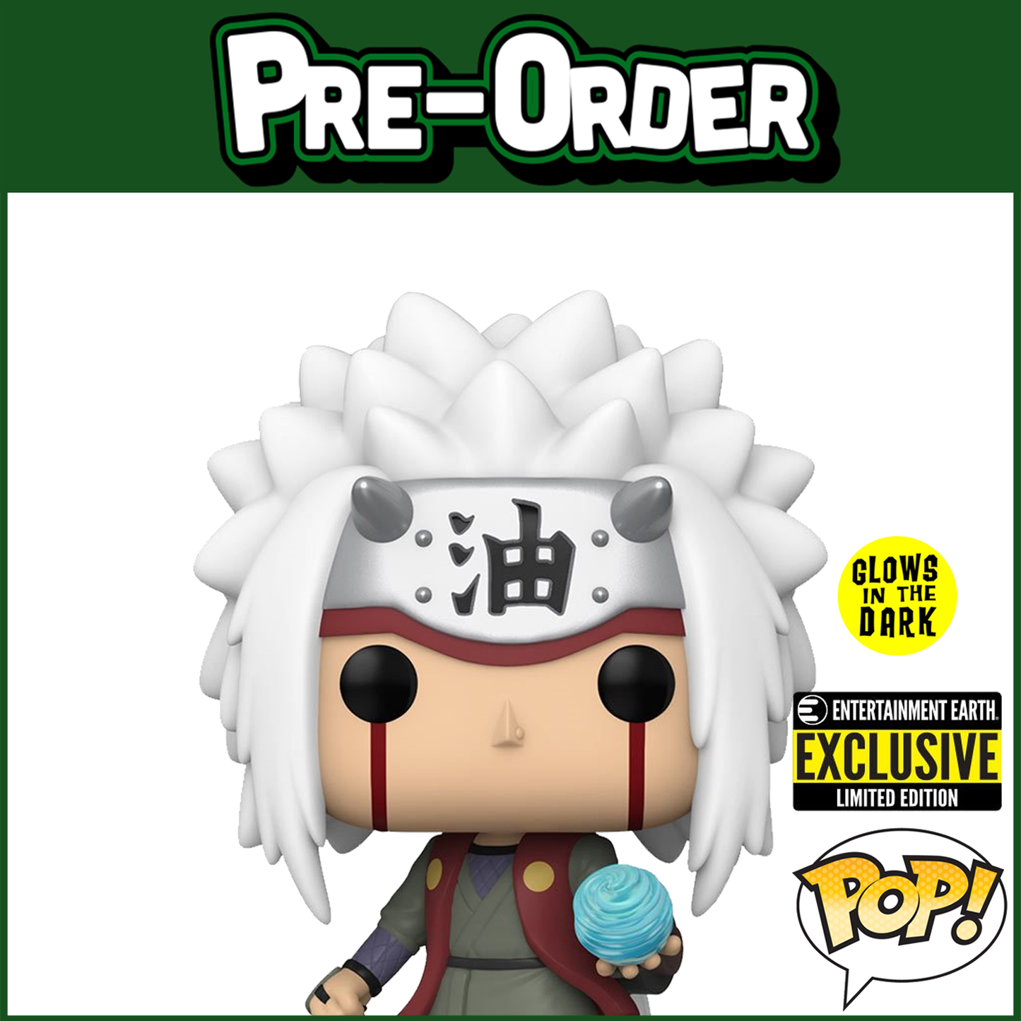 (PRE-ORDER) Funko POP! Animation: Naruto - Jiraiya GITD (Entertainment Earth) #1481