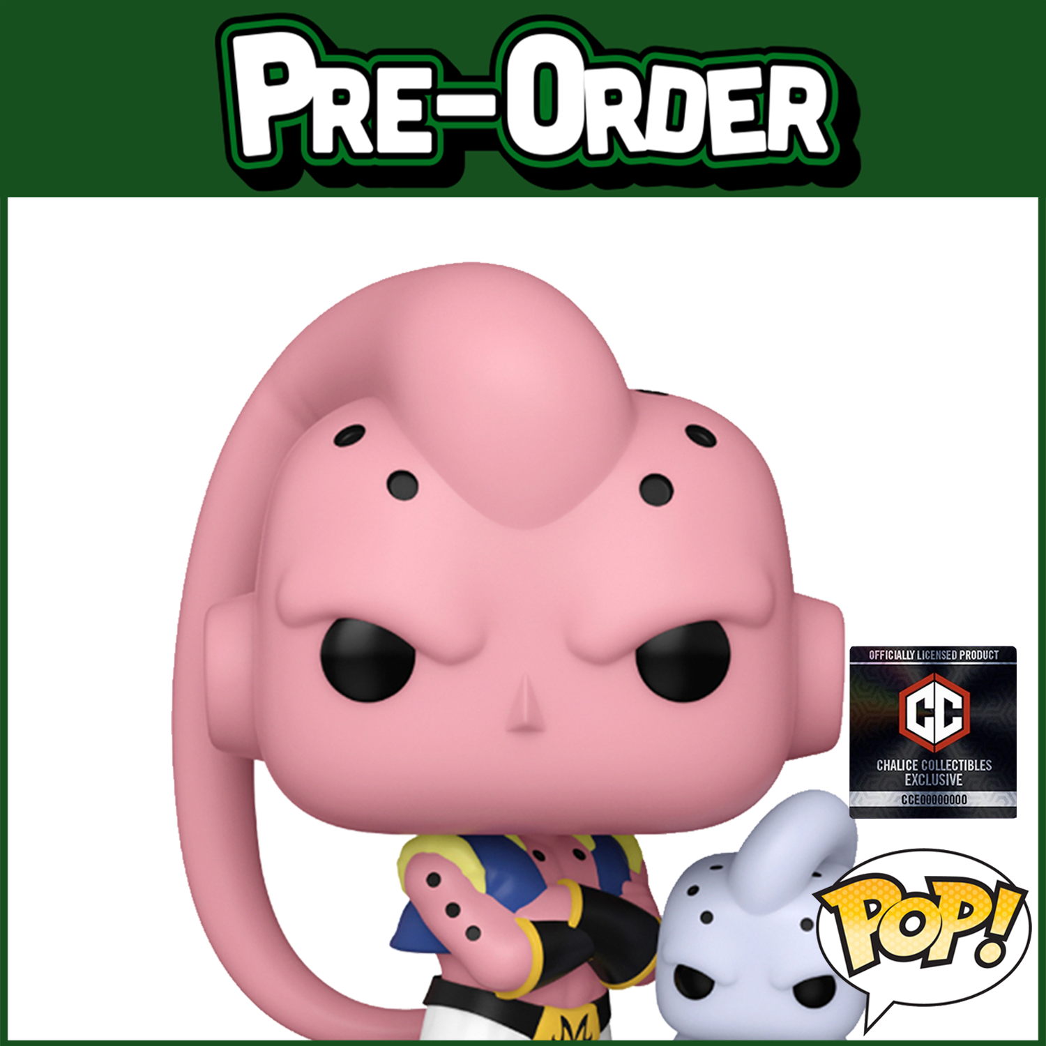 POP! Animation: Dragon Ball Z - Super Buu with Ghost #1464 (PR: Chalice  Collectibles Exclusive)