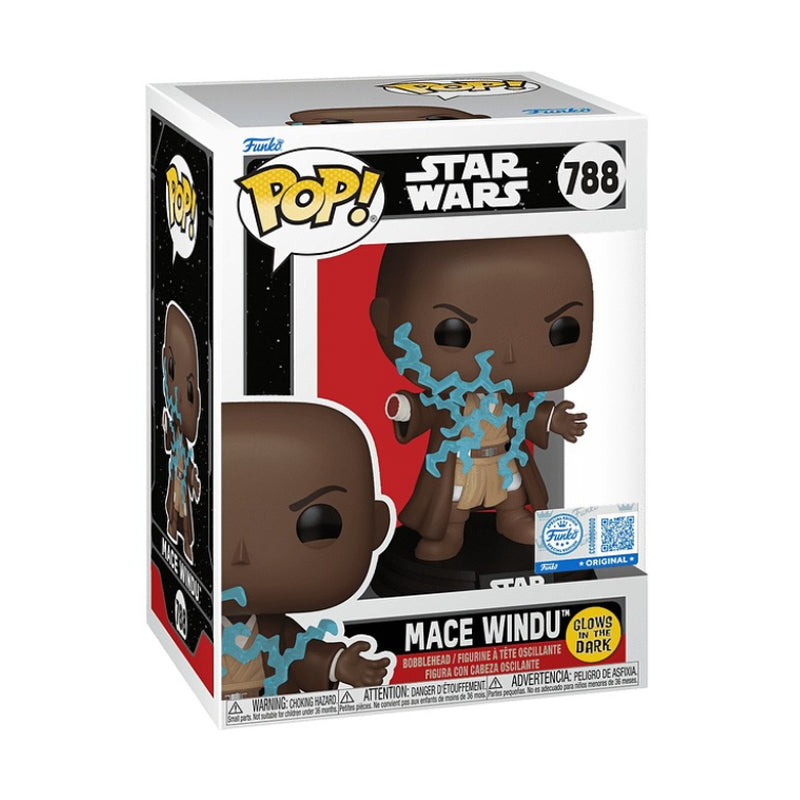 (PRE-ORDER) Funko POP! Star Wars: Revenge of the Sith - Mace Windu GITD #788 (FSE)