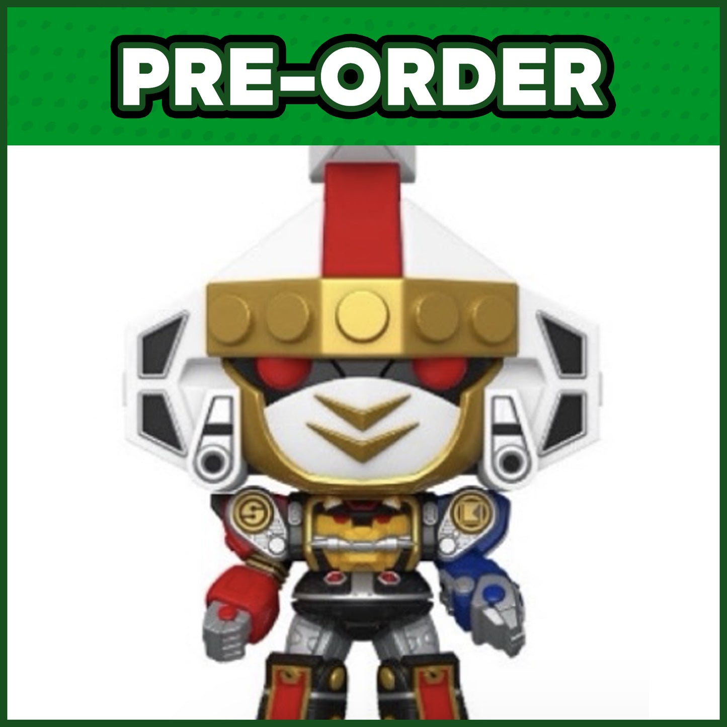 (PRE-ORDER) Funko POP! Movies: Mighty Morphin Power Rangers The Movie - Ninja Megazord METALLIC 6" #1783