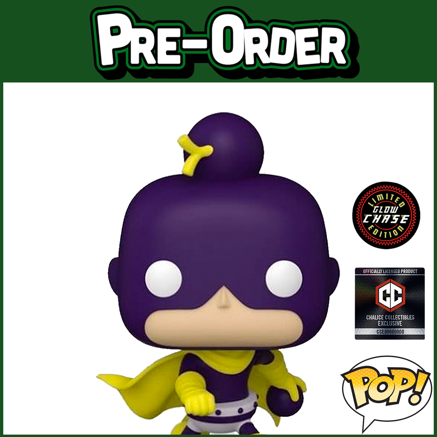 (PRE-ORDER) Funko POP! Animation: My Hero Academia - Minoru Mineta GLOWCHASE (Chalice Collectibles) #1480