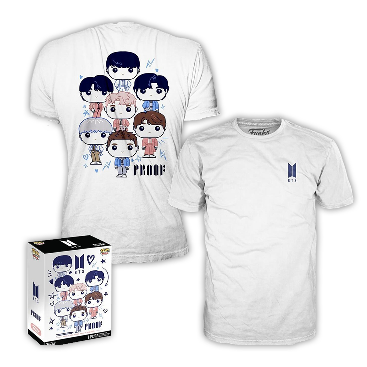 (PRE-ORDER) Funko Pop! Boxed Tee: BTS - Proof