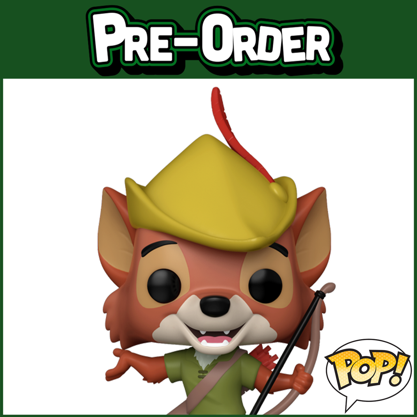 (PRE-ORDER) Funko POP! Disney: Robin Hood - Robin Hood #1440