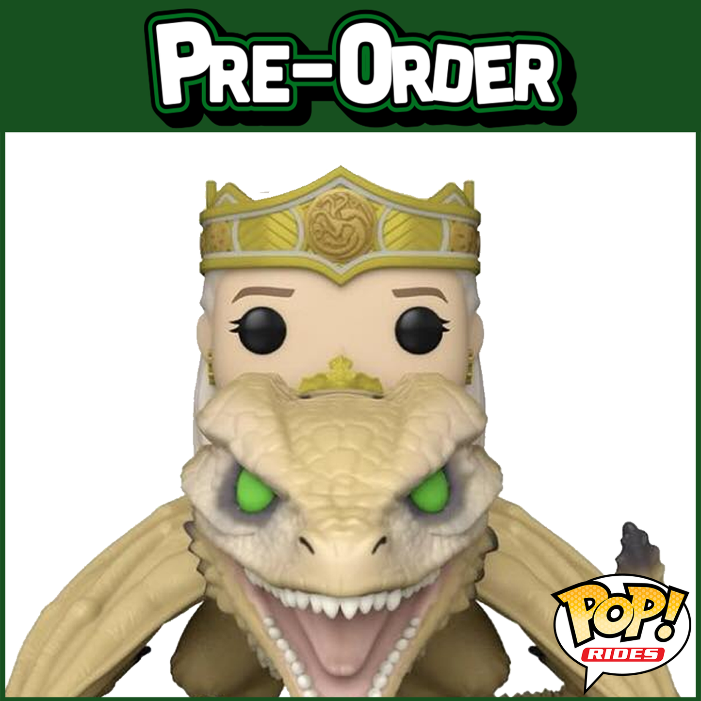 (PRE-ORDER) Funko POP! Rides: House of the Dragon - Queen Rhaenyra with Syrax #305