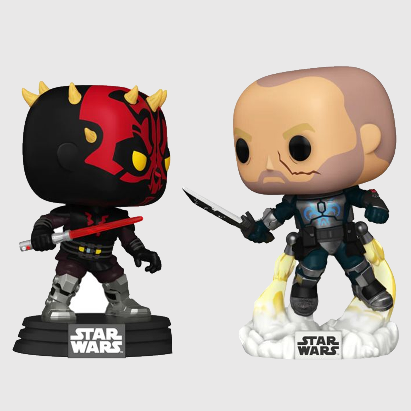(PRE-ORDER) Funko POP! Star Wars: Darth Maul Vs. Pre Vizsla 2-Pack (FSE)