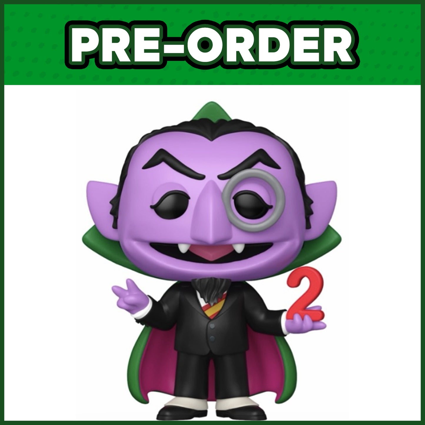 (PRE-ORDER) Funko POP! Television: Sesame Street - The Count #1792