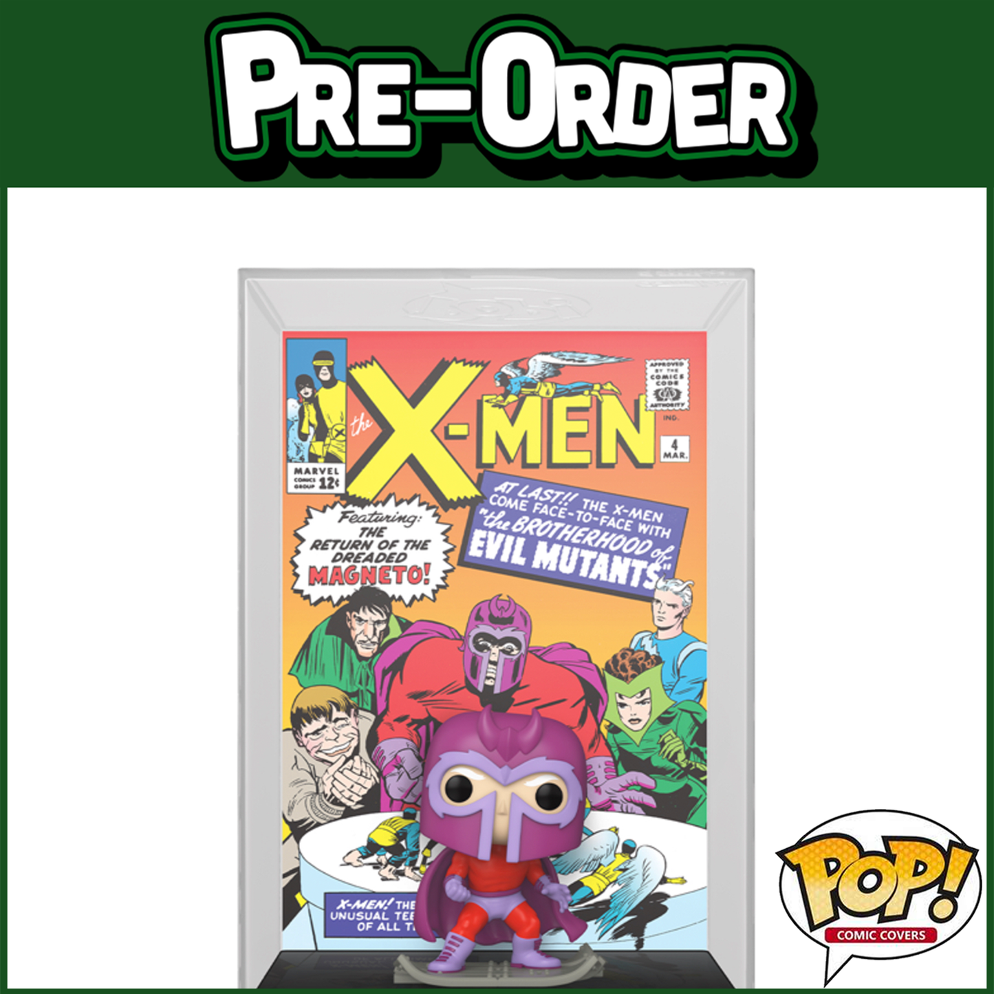 (PRE-ORDER) Funko POP! Cover: Marvel X-Men #4 - Magneto (FSE) #44