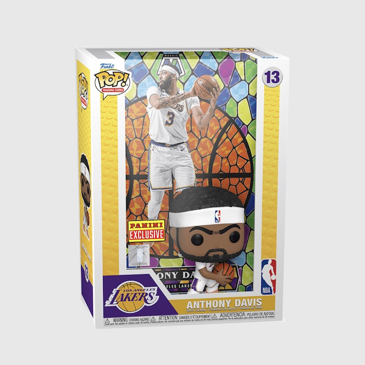 (PRE-ORDER) Funko POP! Trading Cards: Anthony Davis - Mosaic Prism #13 (Panini Exclusive)