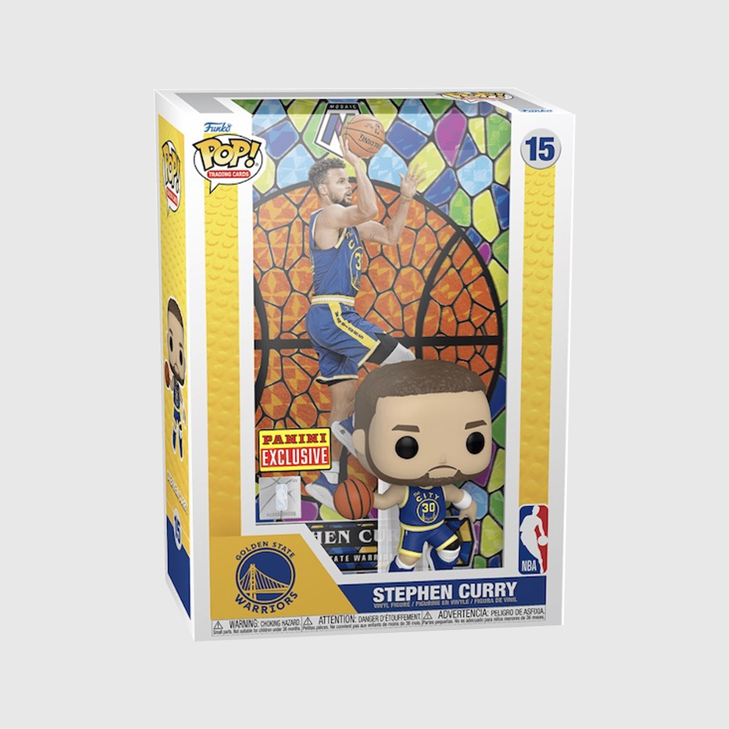 (PRE-ORDER) Funko POP! Trading Cards: Stephen Curry - Mosaic Prism #15 (Panini Exclusive)