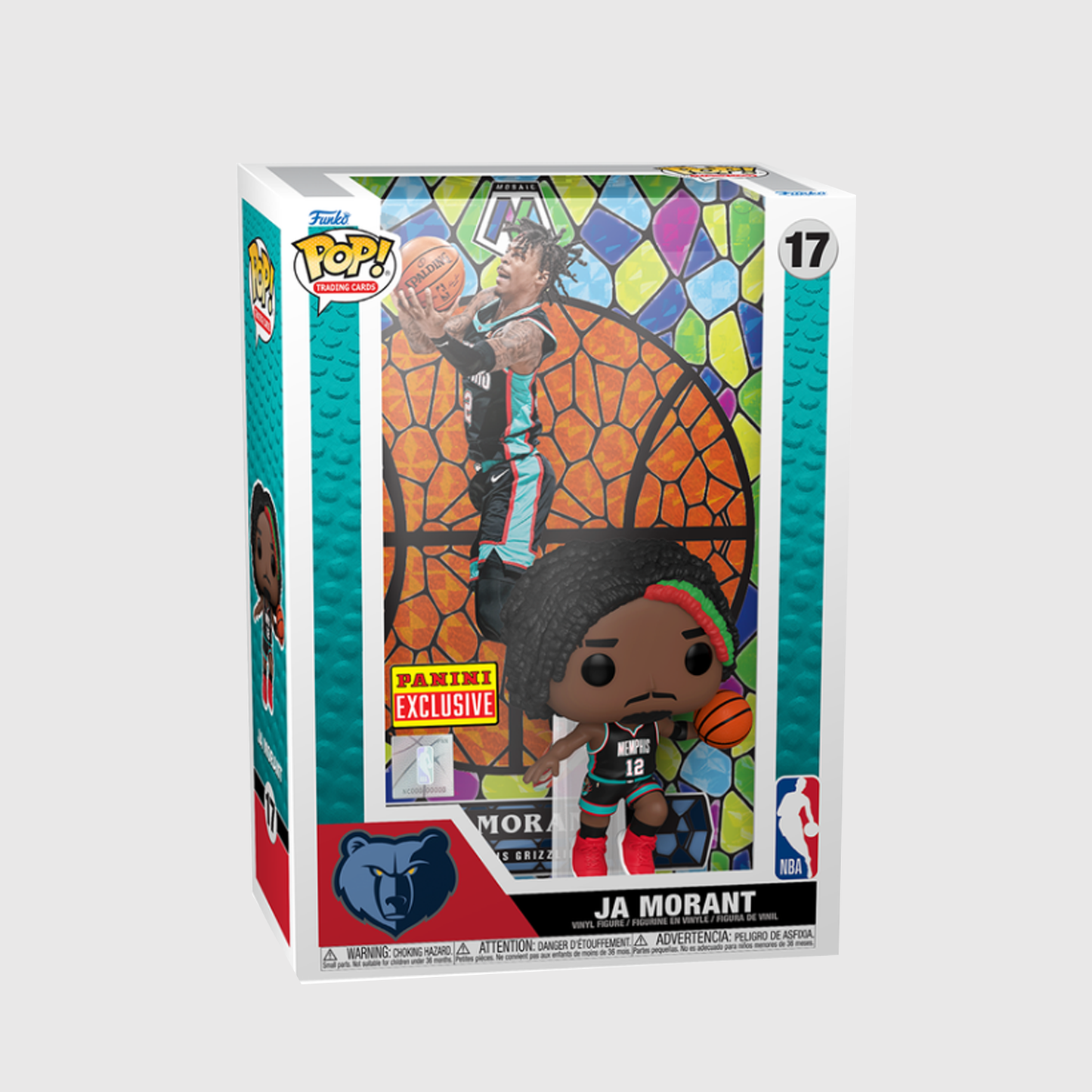 (PRE-ORDER) Funko POP! Trading Cards: Ja Morant - Mosaic Prism #17 (Panini Exclusive)