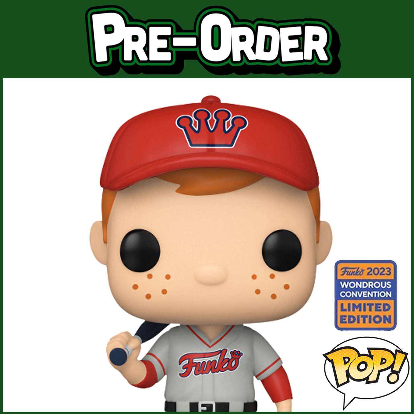 (PRE-ORDER) Funko POP! Baseball Freddy #208 (Wondrous Convention)