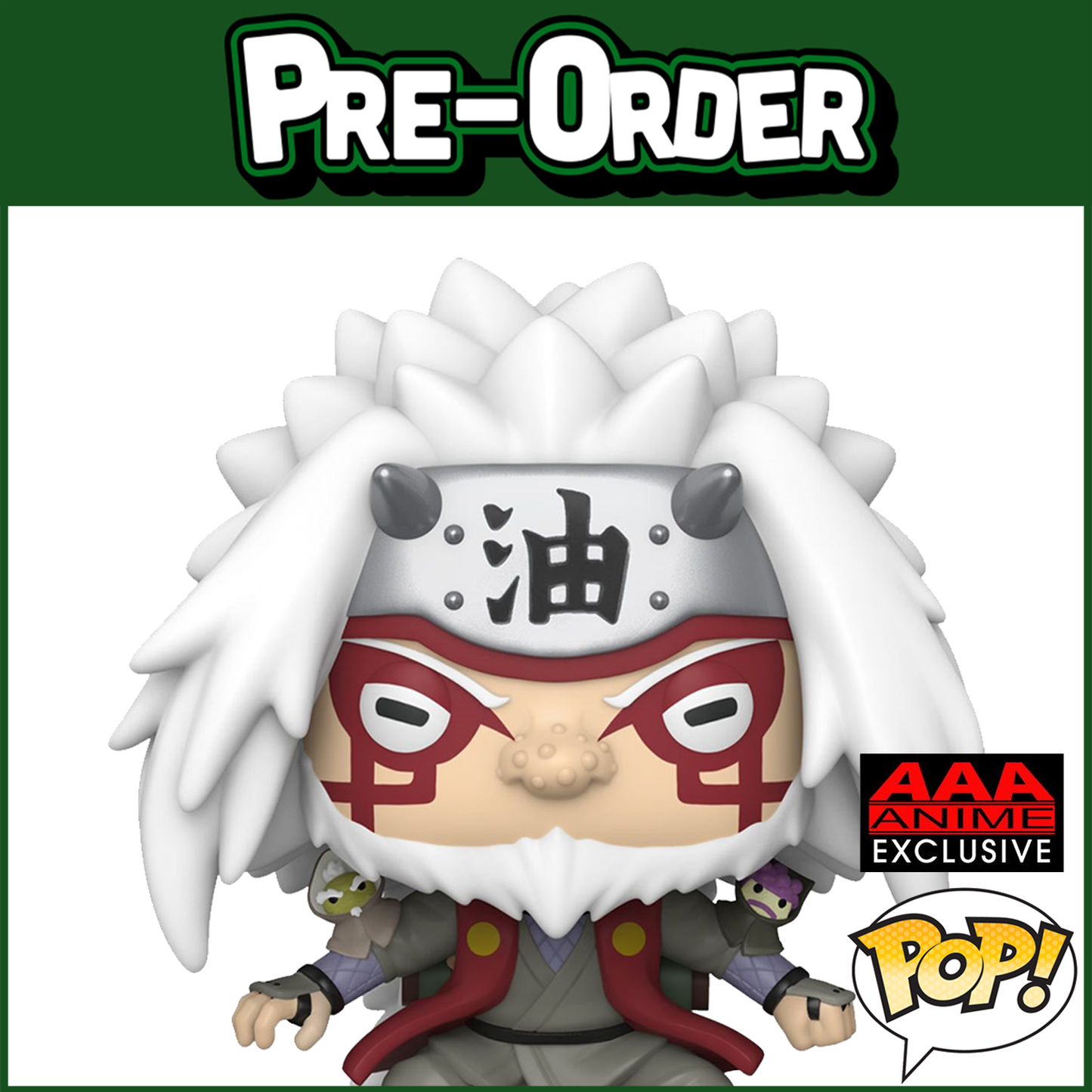 (PRE-ORDER) Funko POP! Animation: Naruto Shippuden - Jiraiya Sage Mode (AAA Anime) #1381