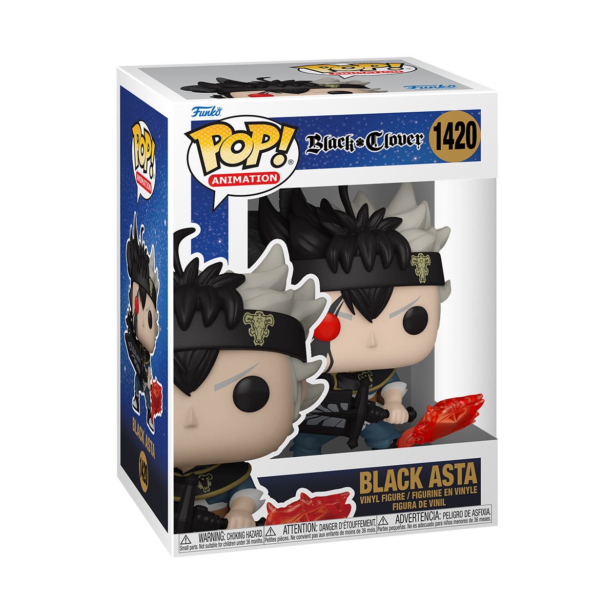 (PRE-ORDER) Funko POP! Animation: Black Clover - Black Asta #1420