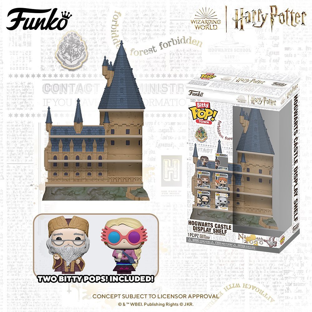 (PRE-ORDER) Funko Bitty POP! Town: Hogwarts Castle Display Shelf
