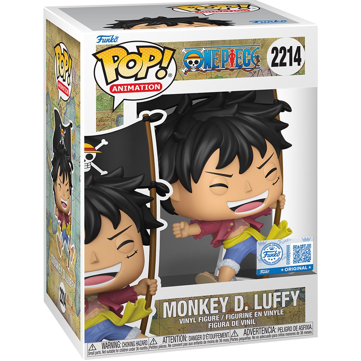 (PRE-ORDER) Funko POP! Animation: One Piece - Monkey D. Luffy #2214