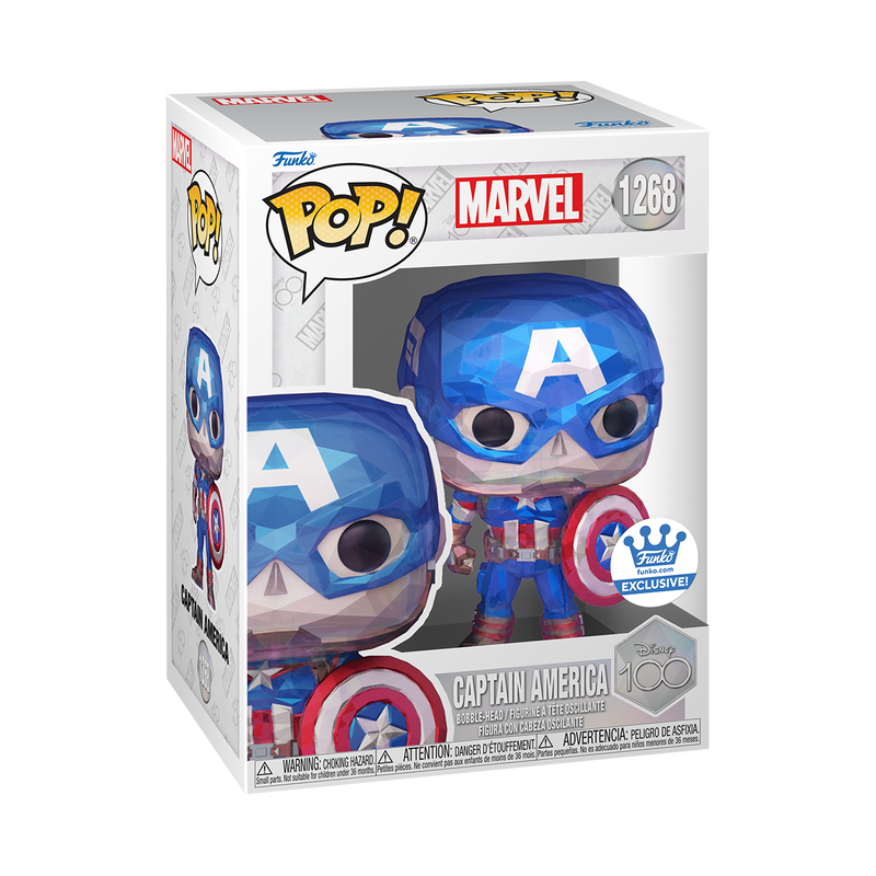 (PRE-ORDER) Funko POP! Marvel: Captain America Facet (Funko Shop) #1268