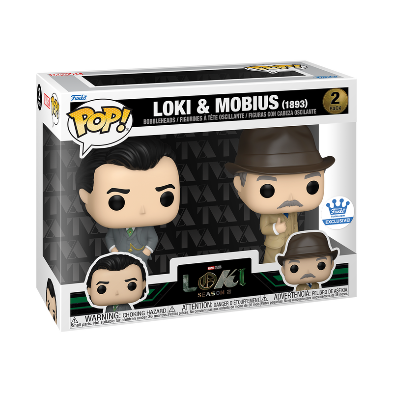 (PRE-ORDER) Funko POP! Marvel: Loki S2 - Loki & Morbius (1893) 2-Pack (Funko Shop Exclusive)