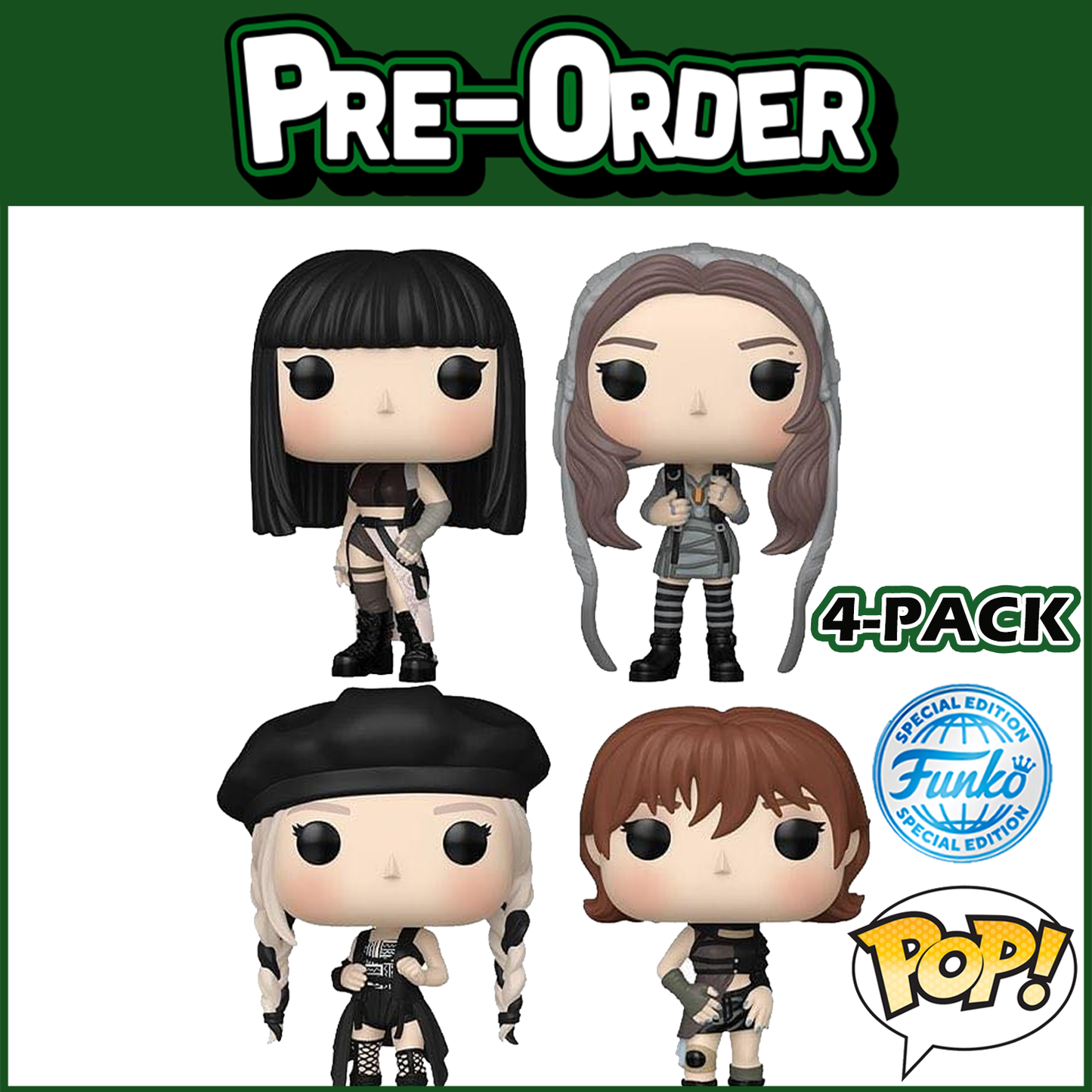 (RE-ORDER) Funko POP! Rocks: Black Pink - Born Pink 4-Pack (FSE)