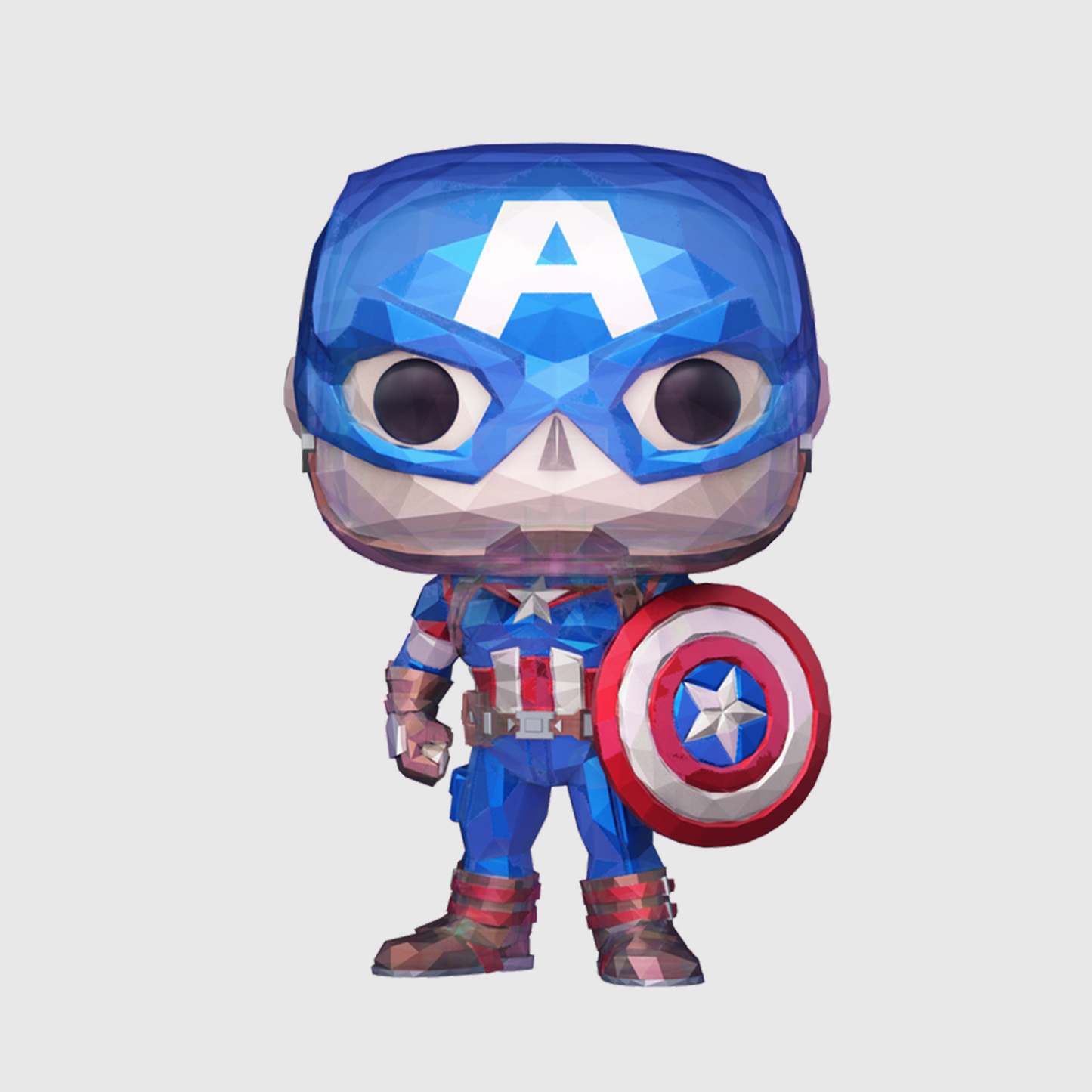 (PRE-ORDER) Funko POP! Marvel: Captain America Facet (Funko Shop) #1268