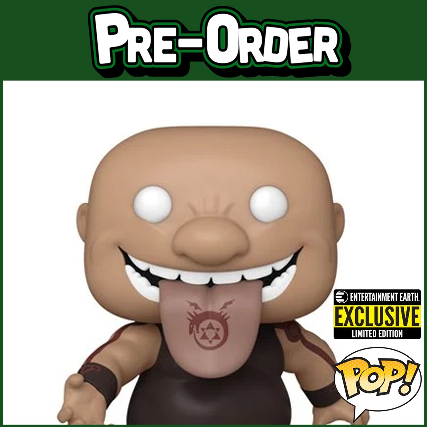 (PRE-ORDER) Funko POP! Animation: Fullmetal Alchemist - Gluttony (Entertainment Earth) #1582