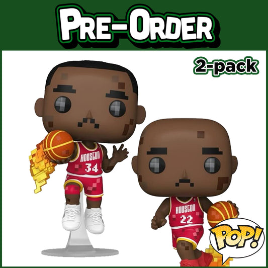 (PRE-ORDER) Funko POP! Basketball: NBA JAM - Clyde Drexler and Hakeem Olajuwon 2-Pack