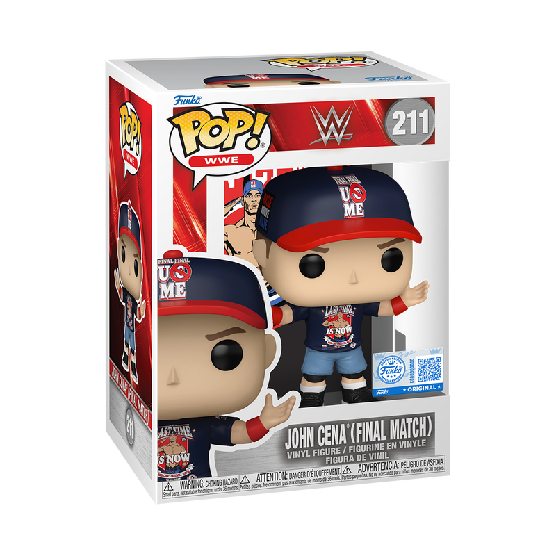 (PRE-ORDER) Funko POP! WWE: John Cena (Final Match) #211 (FSE)