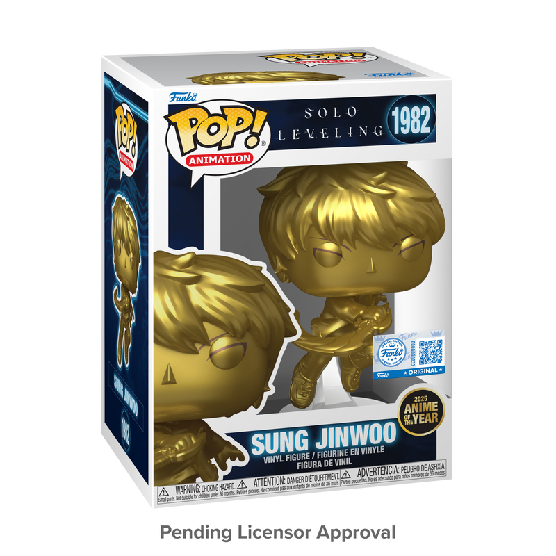 (PRE-ORDER) Funko POP! Animation: Solo Leveling - Sun Jinwoo GOLD #1982 (FSE)