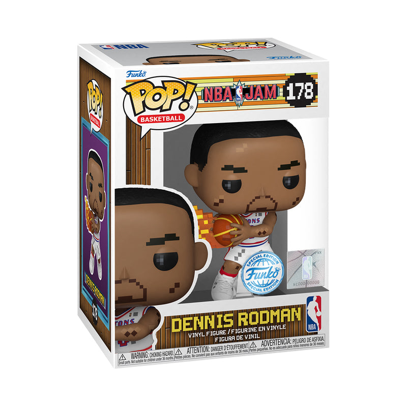 (PRE-ORDER) Funko POP! Basketball: NBA JAM - Dennis Rodman (FSE) #178