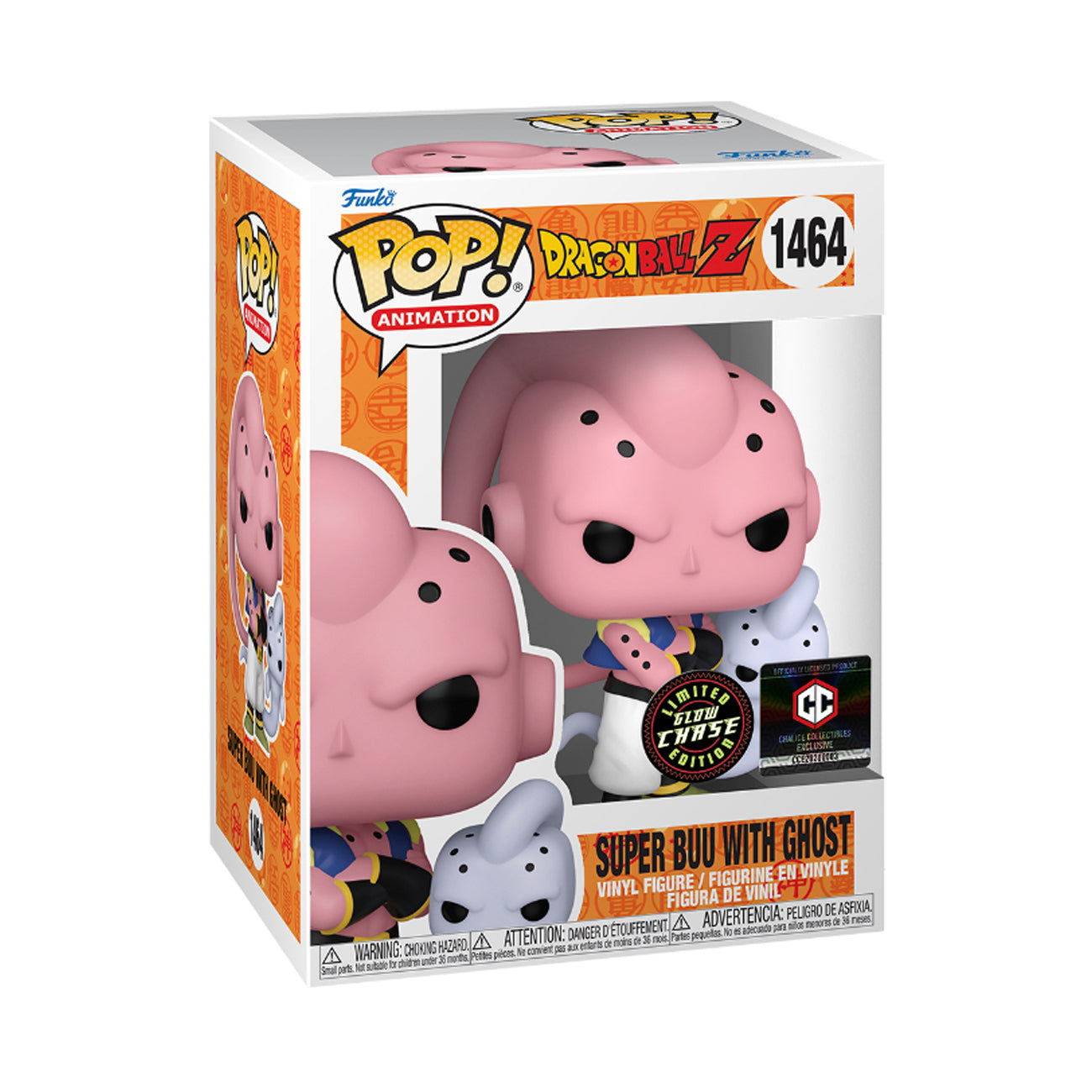 (PRE-ORDER) Funko POP! Animation: DBZ - Super Buu with Ghost - Glow Chase (Chalice Collectibles) #1464