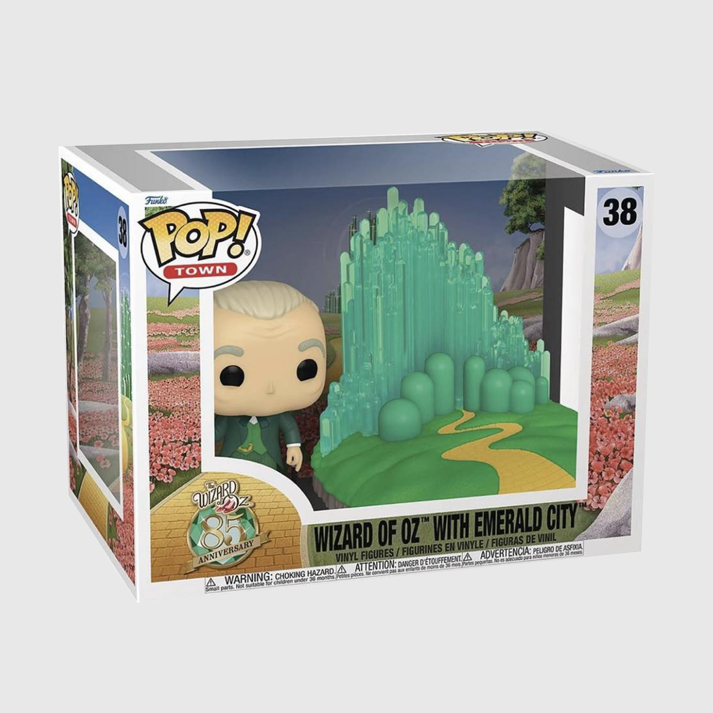(PRE-ORDER) Funko POP! Town: The Wizard of Oz 85th - Wizard Of Oz With Emerald City #38