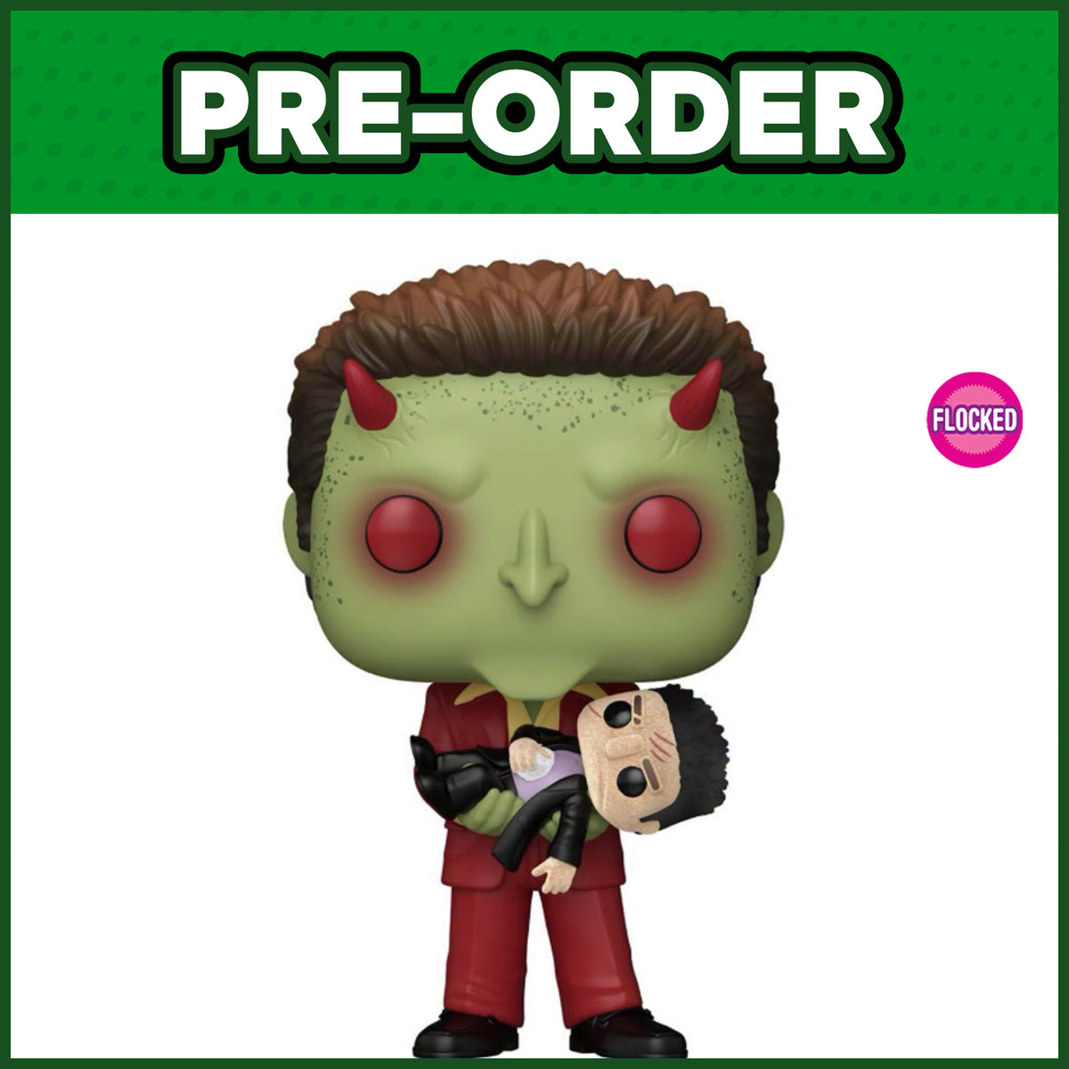 (PRE-ORDER) Funko POP! Television: Angel - Lorne with Angel Puppet FLOCKED #1962