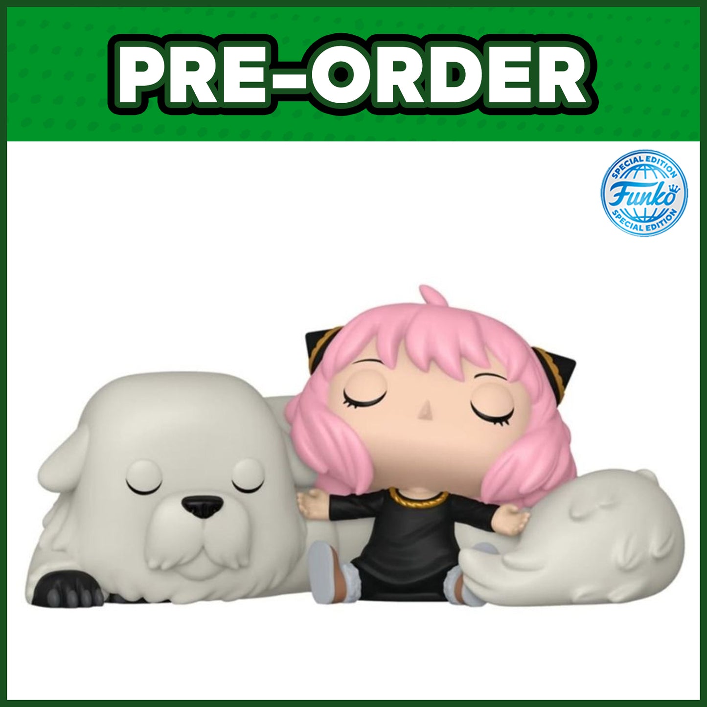 (PRE-ORDER) Funko POP! Animation: Spy × Family - Anya Forger Sleeping on Bond #2174 (FSE)