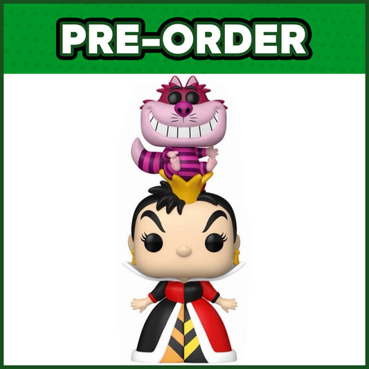 (PRE-ORDER) Funko POP! Disney: Alice in Wonderland - Queen of Hearts with Cheshire Cat #1771