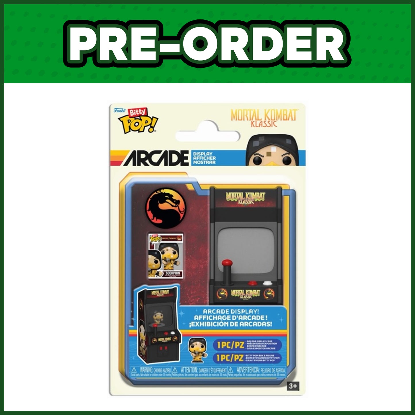 (PRE-ORDER) Funko Bitty POP! Arcade: Mortal Kombat