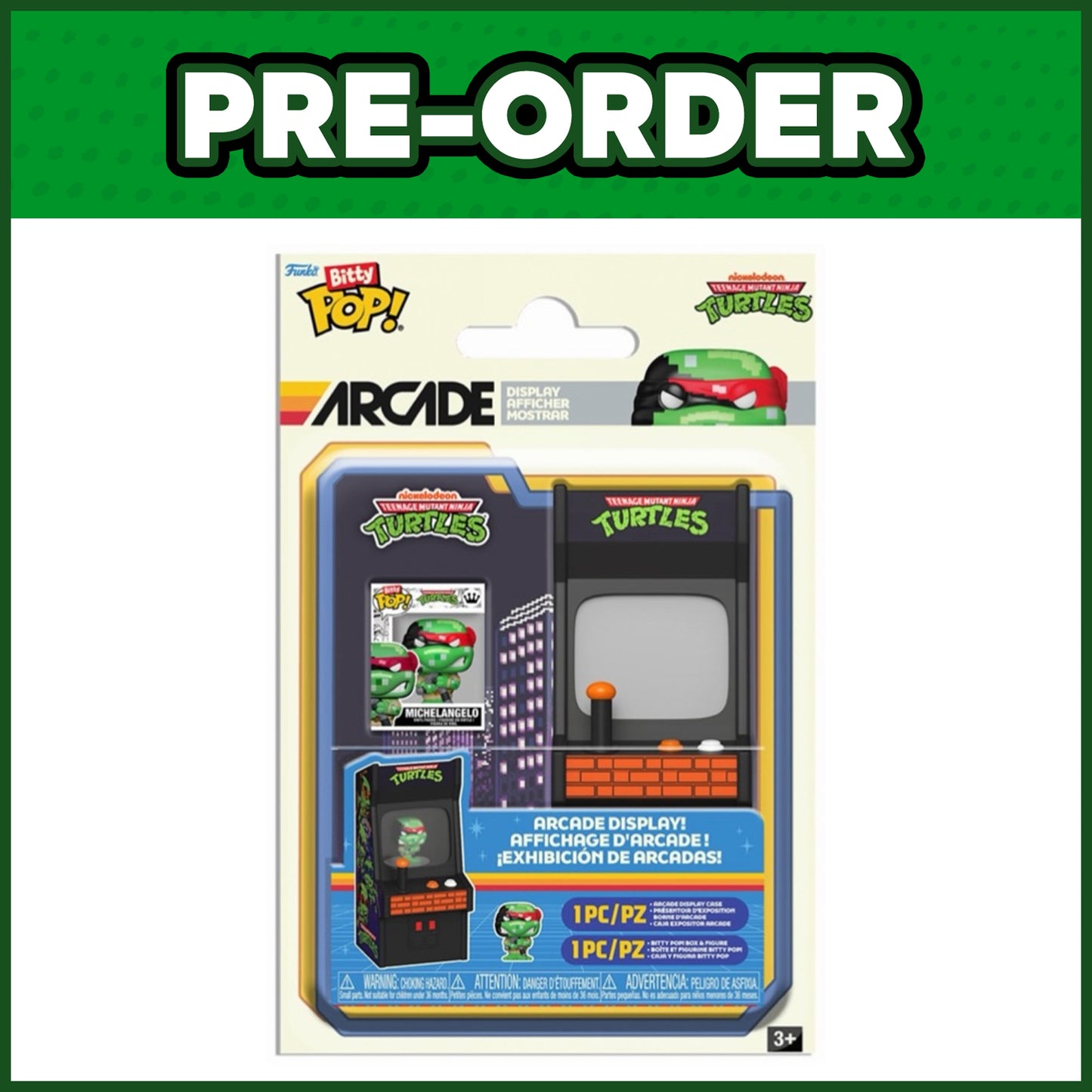(PRE-ORDER) Funko Bitty POP! Arcade: Teenage Mutant Ninja Turtles